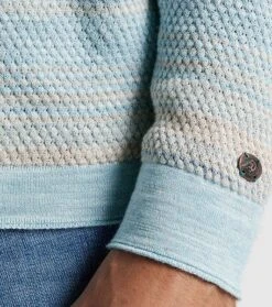 Cast Iron Trui Strepen Lichtblauw 11 Cast Iron Trui Strepen Lichtblauw -Kleding Kortingswinkel 76991 4