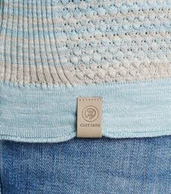 Cast Iron Trui Strepen Lichtblauw 12 Cast Iron Trui Strepen Lichtblauw -Kleding Kortingswinkel 76991 5