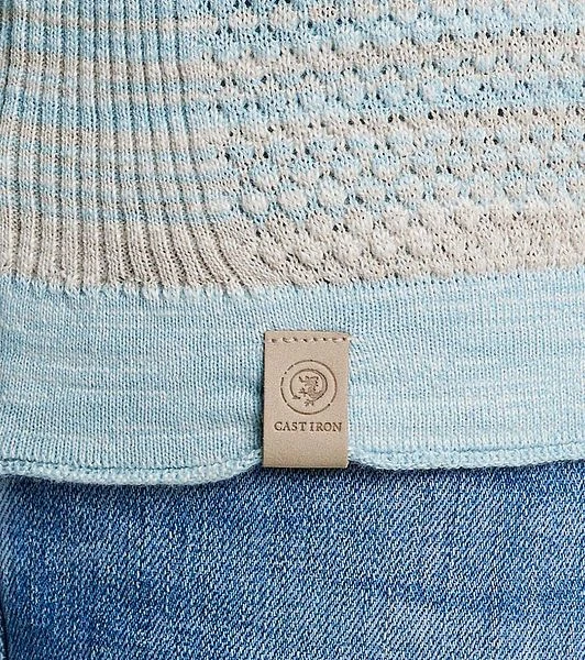 Cast Iron Trui Strepen Lichtblauw 7 Cast Iron Trui Strepen Lichtblauw - Afbeelding 5