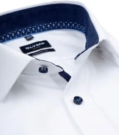 Olymp Luxor Overhemd Wit -Kleding Kortingswinkel 77065 2 1