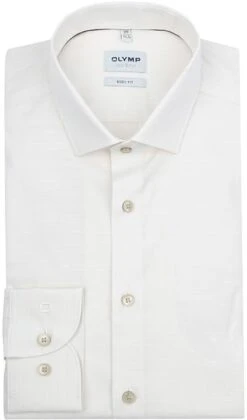 OLYMP Level 5 Overhemd Off-White -Kleding Kortingswinkel 77078 1 1
