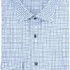 OLYMP Level 5 Overhemd Lichtblauw Print -Kleding Kortingswinkel 77082 1