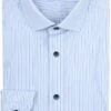 OLYMP Level 5 Overhemd Lichtblauw Streep -Kleding Kortingswinkel 77083 1