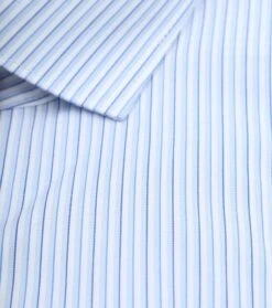 OLYMP Level 5 Overhemd Lichtblauw Streep -Kleding Kortingswinkel 77083 3