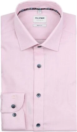 OLYMP Level 5 Overhemd Roze -Kleding Kortingswinkel 77084 1 1