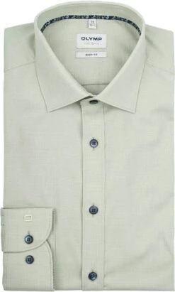 OLYMP Level 5 Overhemd Lichtgroen -Kleding Kortingswinkel 77085 1 1