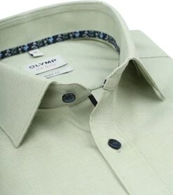 OLYMP Level 5 Overhemd Lichtgroen -Kleding Kortingswinkel 77085 2 1