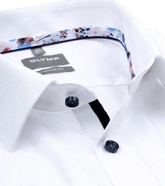 OLYMP Overhemd Luxor Comfort Fit Wit 4 OLYMP Overhemd Luxor Comfort Fit Wit - Afbeelding 2