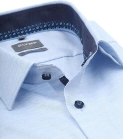 OLYMP Overhemd Luxor Comfort Fit Lichtblauw -Kleding Kortingswinkel 77087 2 1