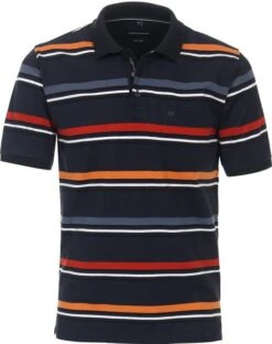 Casa Moda Poloshirt Strepen Navy
