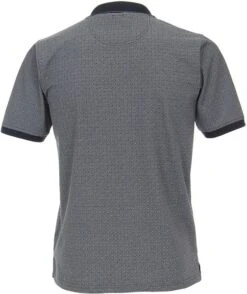 Casa Moda Polo Print Grijs Blauw 11 Casa Moda Polo Print Grijs Blauw -Kleding Kortingswinkel 77095 4