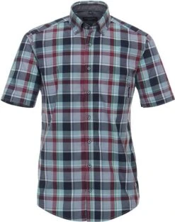 Casa Moda Overhemd Short Sleeve Multicolour Geruit -Kleding Kortingswinkel 77098 1 1