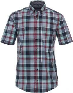 Casa Moda Overhemd Short Sleeve Multicolour Geruit