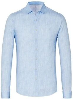 Desoto Overhemd Melange Lichtblauw 13 Desoto Overhemd Melange Lichtblauw -Kleding Kortingswinkel 77104 1 1