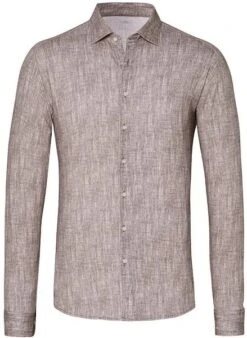 Desoto Overhemd Melange Bruin 13 Desoto Overhemd Melange Bruin -Kleding Kortingswinkel 77106 1 1