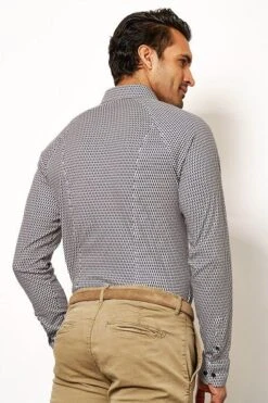 Desoto Overhemd Kubus Navy 11 Desoto Overhemd Kubus Navy -Kleding Kortingswinkel 77108 4