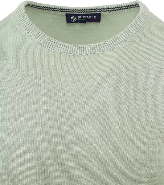 Suitable Respect Oinix Pullover O-Hals Lichtgroen 5 Suitable Respect Oinix Pullover O-Hals Lichtgroen - Afbeelding 3