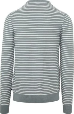 Suitable Respect Trui Otto Groen Streep -Kleding Kortingswinkel 77151 4