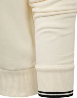 Fred Perry Sweater Logo Ecru -Kleding Kortingswinkel 77152 4