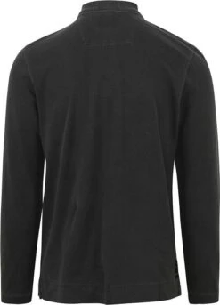 PME Legend Longsleeve Polo Antraciet -Kleding Kortingswinkel 77176 4