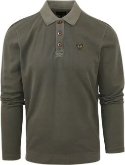 PME Legend Longsleeve Polo Groen -Kleding Kortingswinkel 77177 1 1