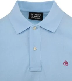 Scotch And Soda Pique Polo Lichtblauw 11 Scotch And Soda Pique Polo Lichtblauw -Kleding Kortingswinkel 77178 6