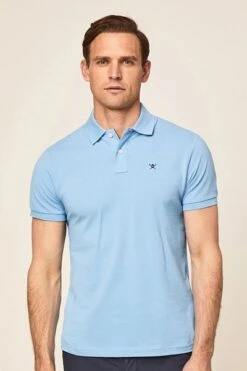 Hackett Polo Blauw 9 Hackett Polo Blauw -Kleding Kortingswinkel 77192 5