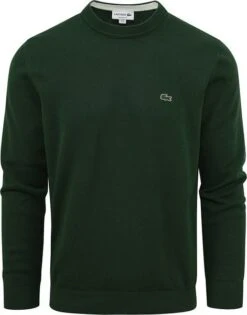 Lacoste Pullover Donkergroen 12 Lacoste Pullover Donkergroen -Kleding Kortingswinkel 77205 1 1