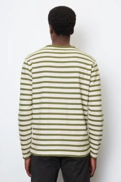 Marc O'Polo Trui Strepen Groen -Kleding Kortingswinkel 77237 7