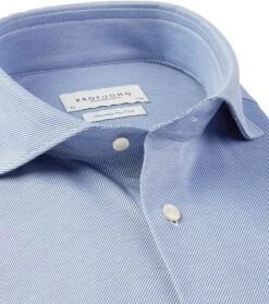 Profuomo Japanese Knitted Overhemd Royal Blauw 9 Profuomo Japanese Knitted Overhemd Royal Blauw -Kleding Kortingswinkel 77240 2 1