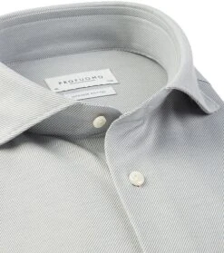 Profuomo Japanese Knitted Overhemd Groen -Kleding Kortingswinkel 77242 2 1