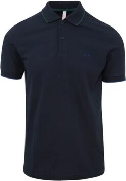 Sun68 Poloshirt Small Stripe Navy -Kleding Kortingswinkel 77254 1 1