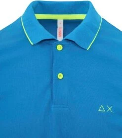 Sun68 Poloshirt Small Stripe Blauw -Kleding Kortingswinkel 77258 2 1