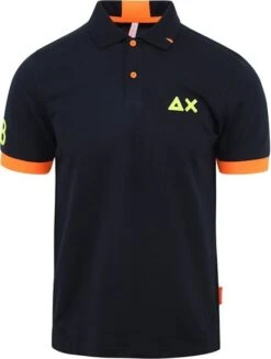Sun68 Poloshirt Logo Navy -Kleding Kortingswinkel 77265 1 1