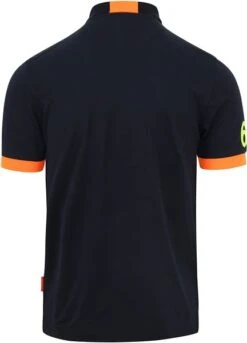 Sun68 Poloshirt Logo Navy -Kleding Kortingswinkel 77265 5
