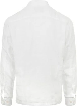 Marc O'Polo Overhemd Linnen Wit -Kleding Kortingswinkel 77266 8