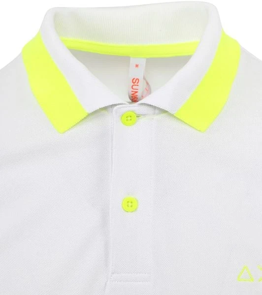 Sun68 Poloshirt Big Stripes Wit 8 Sun68 Poloshirt Big Stripes Wit - Afbeelding 6