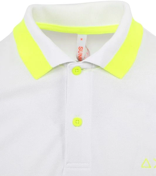 Sun68 Poloshirt Big Stripes Wit 4 Sun68 Poloshirt Big Stripes Wit - Afbeelding 2