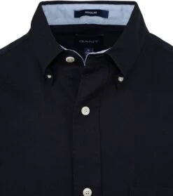 Gant Casual Overhemd Honeycomb Navy -Kleding Kortingswinkel 77277 2 1
