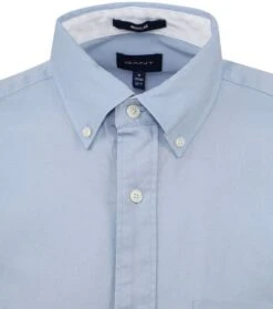 Gant Casual Overhemd Honeycomb Lichtblauw 13 Gant Casual Overhemd Honeycomb Lichtblauw -Kleding Kortingswinkel 77279 2 1