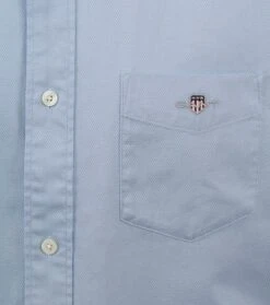 Gant Casual Overhemd Honeycomb Lichtblauw 10 Gant Casual Overhemd Honeycomb Lichtblauw -Kleding Kortingswinkel 77279 3
