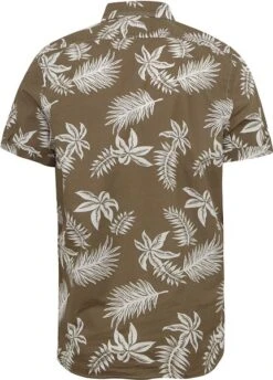 Scotch And Soda Shortsleeve Overhemd Print Groen -Kleding Kortingswinkel 77287 6