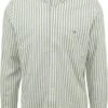 Gant Casual Overhemd Streep Linnen Groen 2 Gant Casual Overhemd Streep Linnen Groen -Kleding Kortingswinkel 77288 1
