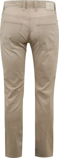 Alberto Pipe Broek Denim Bruin Beige 6 Alberto Pipe Broek Denim Bruin Beige - Afbeelding 4