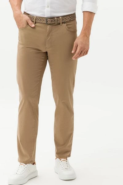 Brax Cadiz Broek Lichtbruin 5 Brax Cadiz Broek Lichtbruin - Afbeelding 3