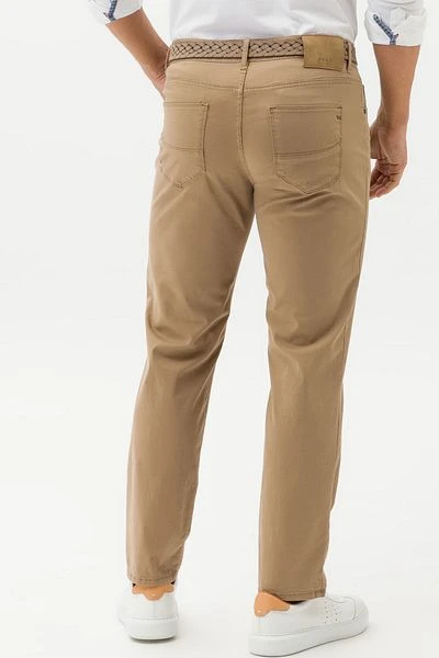Brax Cadiz Broek Lichtbruin 6 Brax Cadiz Broek Lichtbruin - Afbeelding 4