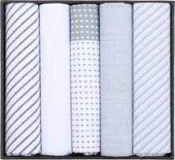 Suitable Zakdoeken 5-Pack Patronen Grijs -Kleding Kortingswinkel 77330 1 1