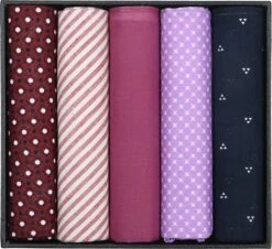 Suitable Zakdoeken 5-Pack Patronen Paars -Kleding Kortingswinkel 77331 1 1