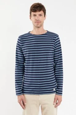 Armor-Lux Houat Trui Navy Strepen 9 Armor-Lux Houat Trui Navy Strepen -Kleding Kortingswinkel 77346 4