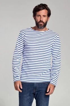 Armor-Lux Houat Trui Strepen Kobaltblauw Wit 13 Armor-Lux Houat Trui Strepen Kobaltblauw Wit -Kleding Kortingswinkel 77349 4 1